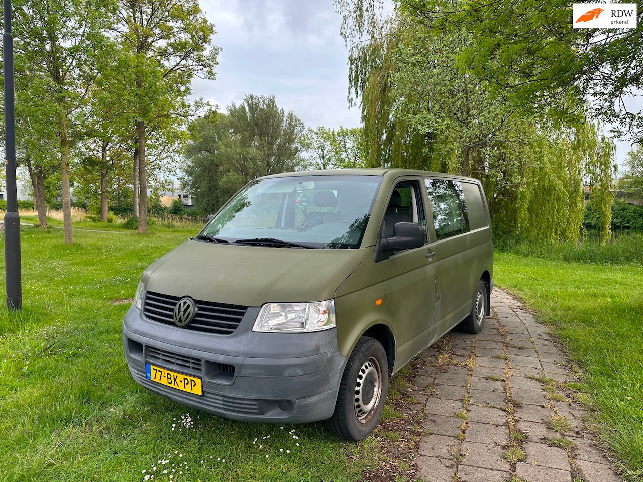 Volkswagen Transporter - 1.9 TDI 300 T800 Baseline Dubbelcabine Leder stoelen - AutoWereld.nl