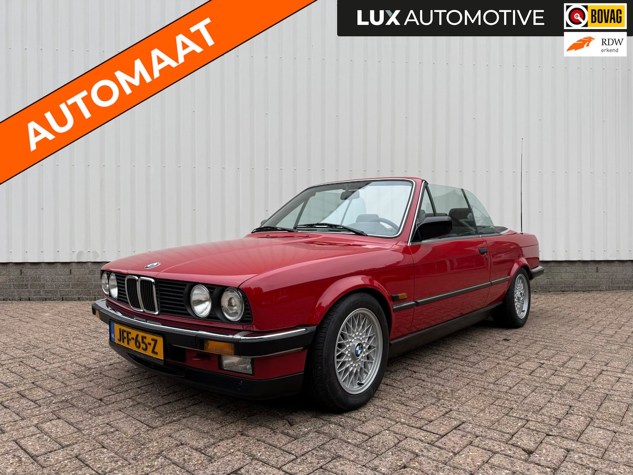 BMW 3-serie Cabrio - 325i Cabrio, 79dkm, Zinnoberrot, Zeer nette staat - AutoWereld.nl
