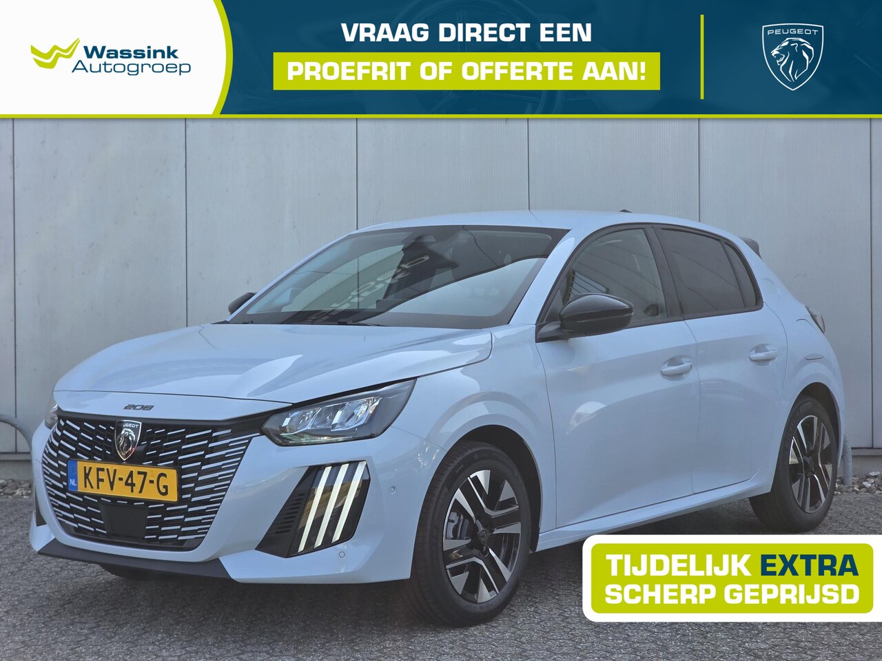 Peugeot 208 - Hybrid 110pk Allure Automaat | Navigatie | Parkeercamera | Bluetooth - AutoWereld.nl