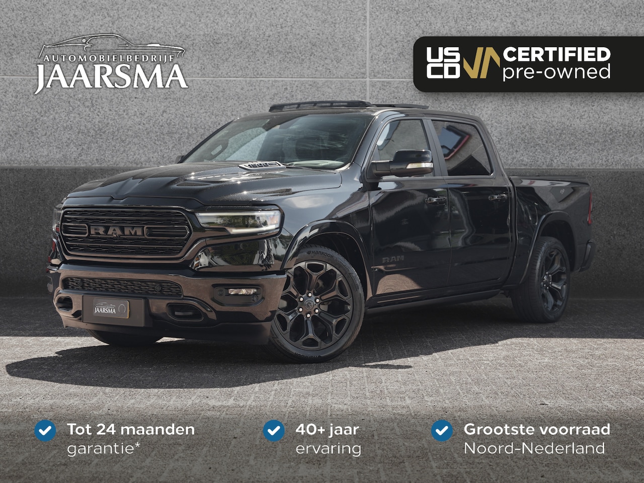 Dodge Ram 1500 - 5.7 V8 4x4 Crew Cab Limited |Multifunctional tailgate |PRINS LPG |320L tank |Folding Cover - AutoWereld.nl