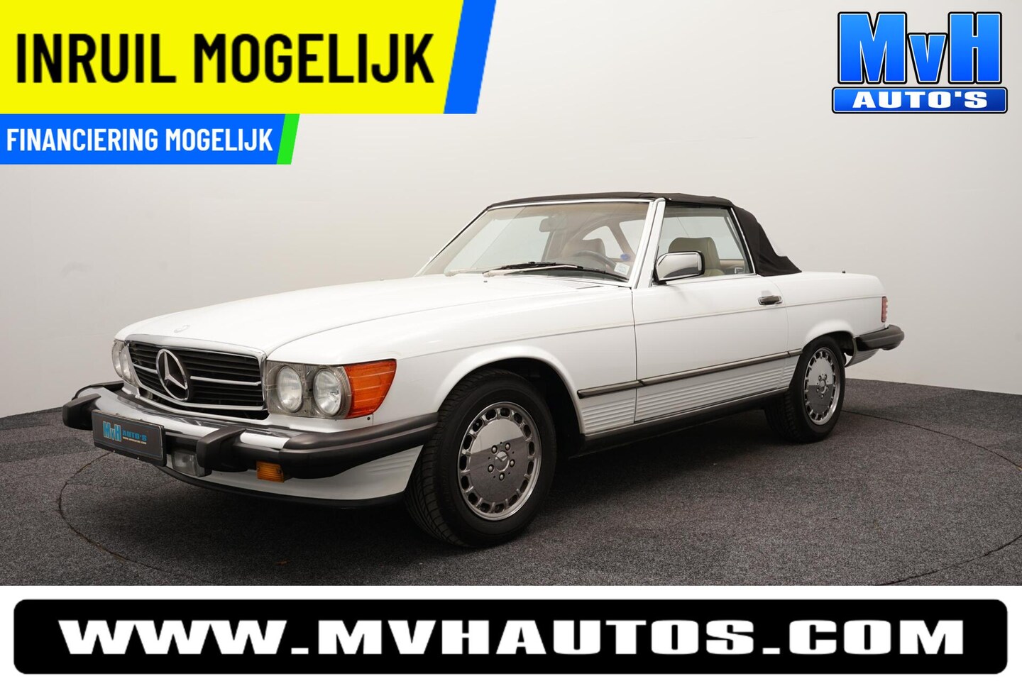 Mercedes-Benz SL-klasse Cabrio - 560 SL|Roestvrij-Californische klassieker - AutoWereld.nl