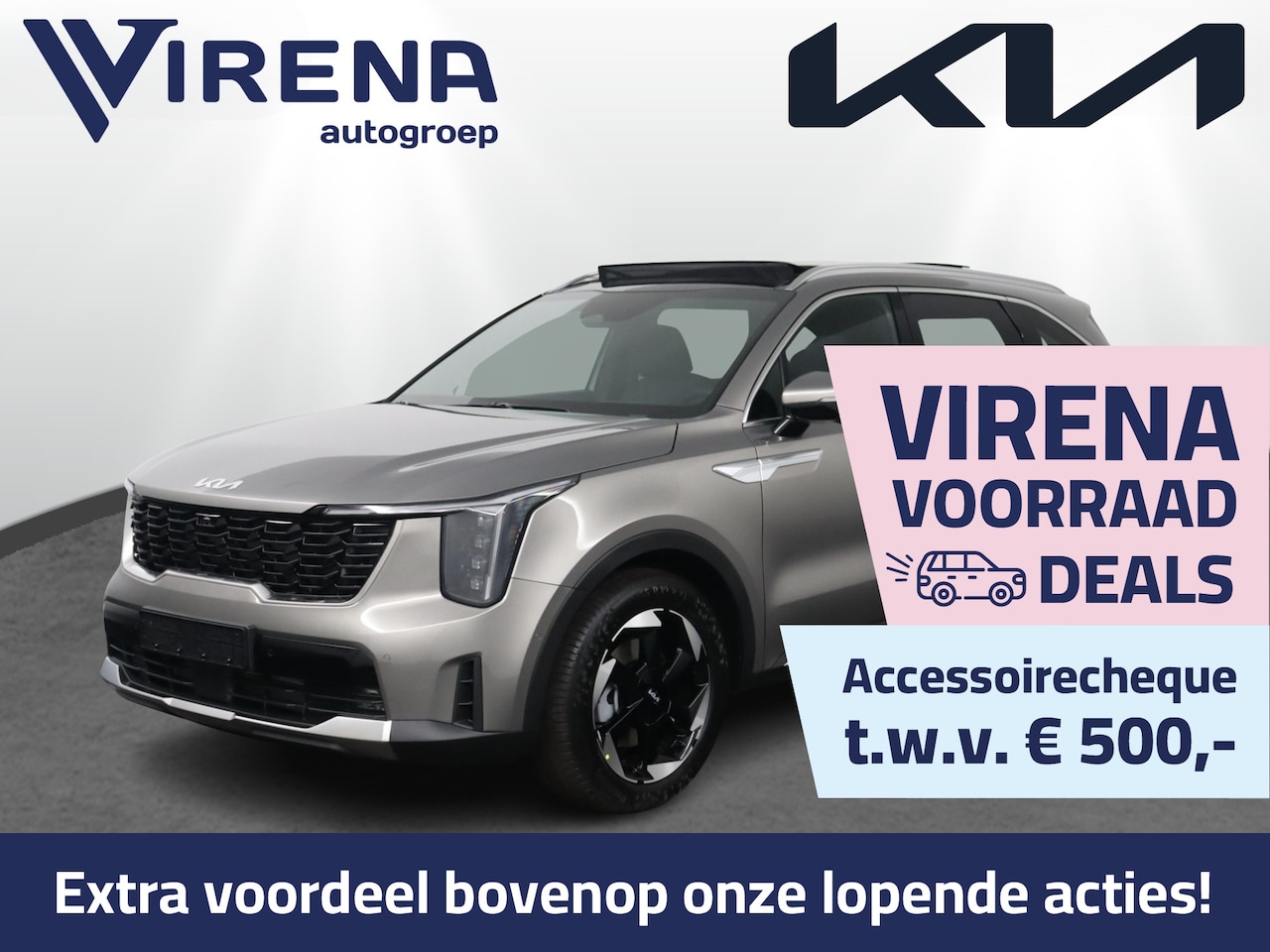 Kia Sorento - 1.6 T-GDi Plug-in Hybrid 4WD ExecutiveLine 7p. AWD - FULL OPTIONS - Stoel/Stuurverwarming - AutoWereld.nl