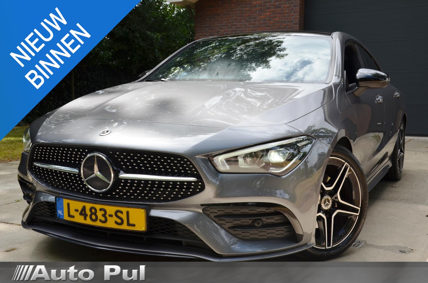Mercedes-Benz CLA-Klasse - 180 Business Solution AMG Automaat/Navi/Ecc/Pdc/Panoramadak/Matrix LED koplampen/Stoelverw - AutoWereld.nl