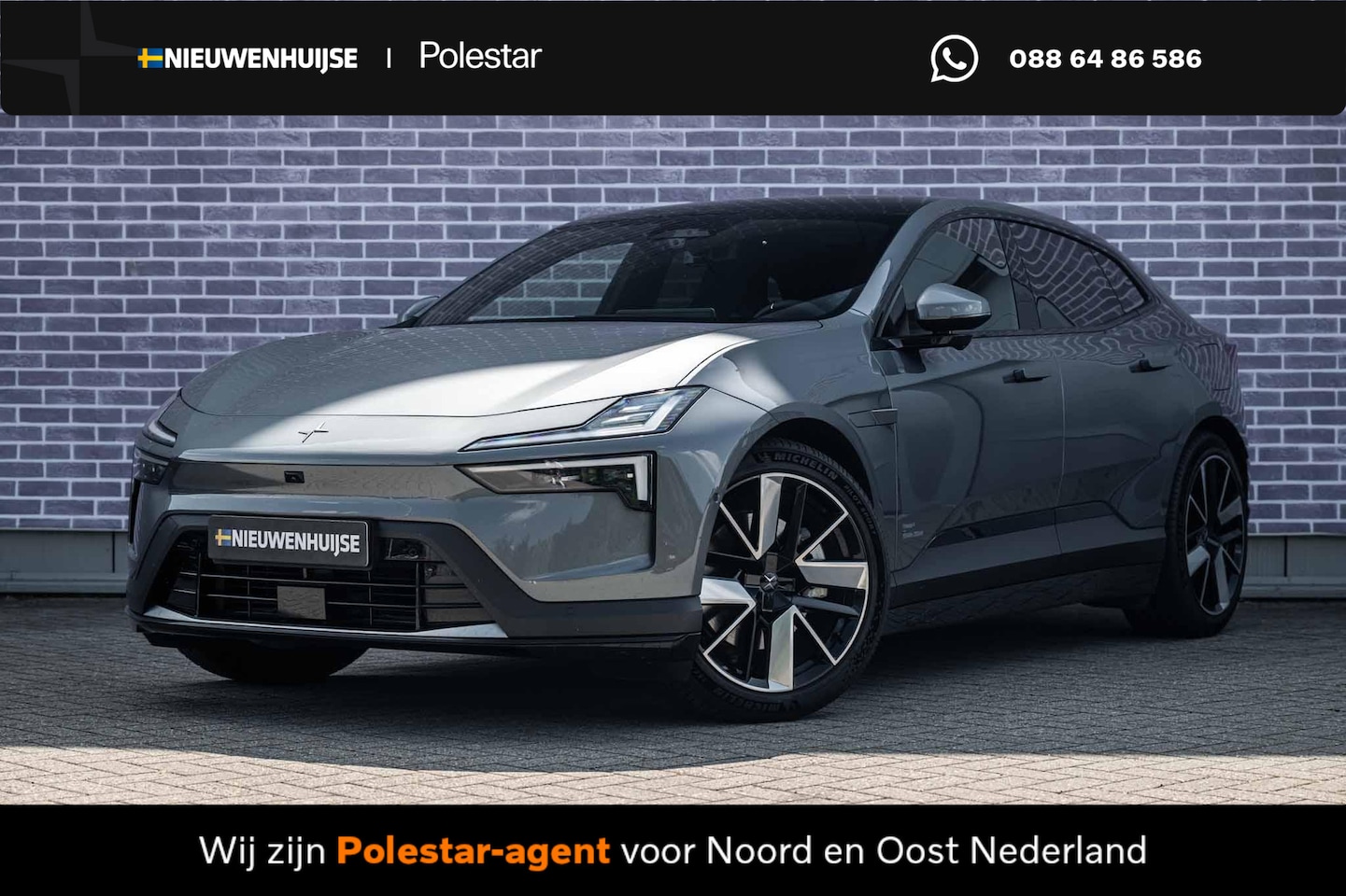 Polestar 4 - Long Range Single motor Plus 100 kWh | 22kW Lader | Warmtepomp | Harman Kardon Audio | Hea - AutoWereld.nl