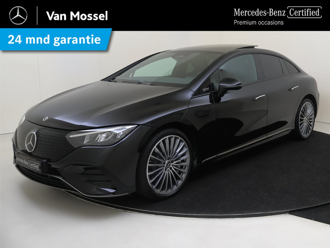 Mercedes-Benz EQE - 300 Business Solution AMG 90 kWh / Memory-Stoelen / Panaroma-dak / Night-Pakket / Multispa - AutoWereld.nl