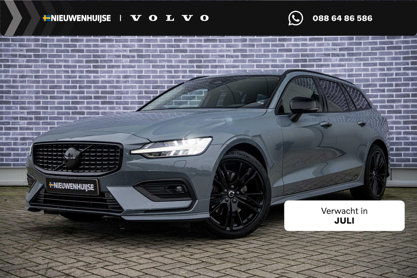 Volvo V60 - 2.0 B3 Core | Black Pack | Achteruitrijcamera | Parkeersensoren | Keyless Entry | Elektris - AutoWereld.nl