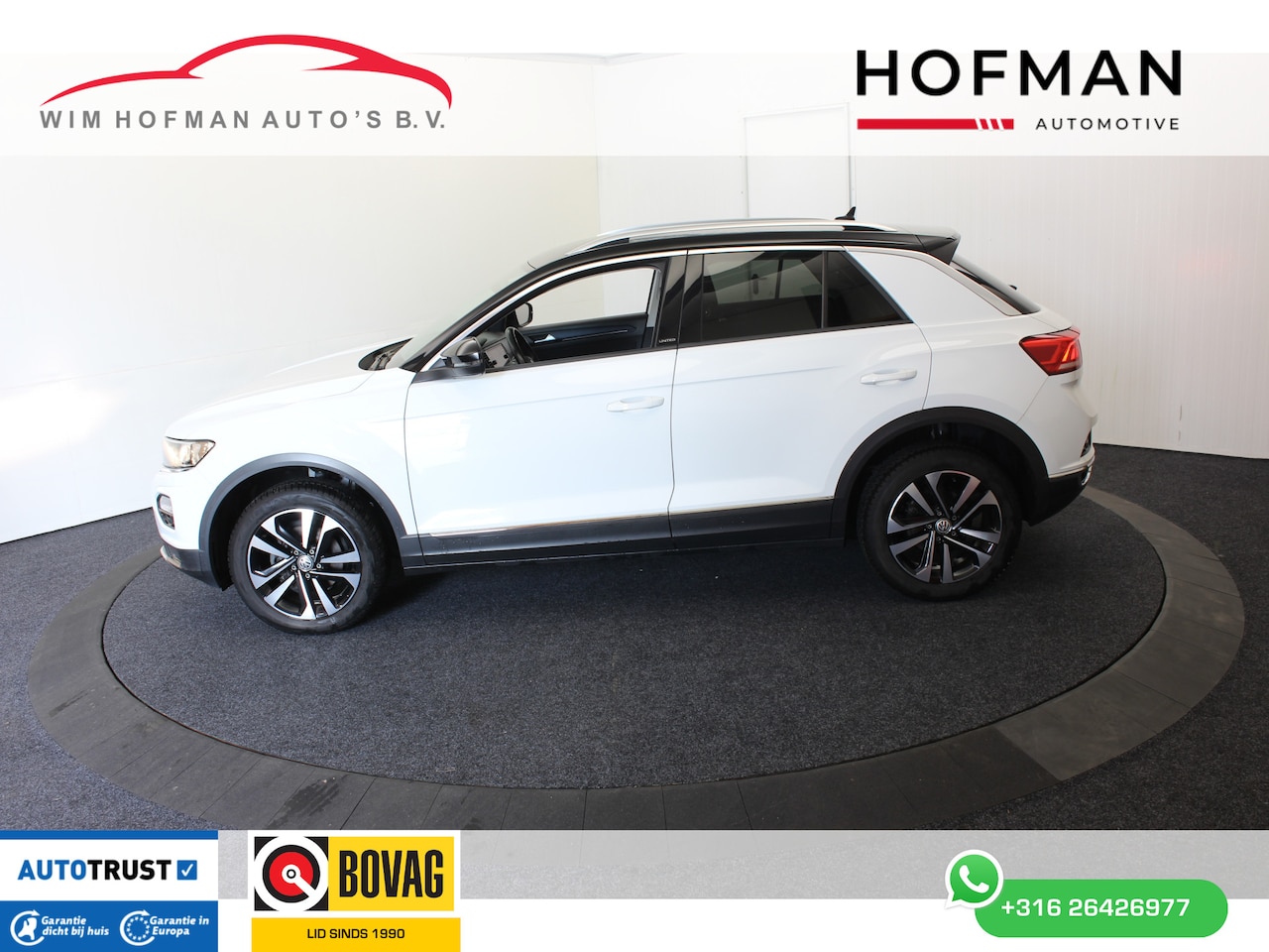 Volkswagen T-Roc - 1.5 TSI Sport United R Bi-toneAutomaat Navi Carplay Stoelverw. Adapt. Cru - AutoWereld.nl