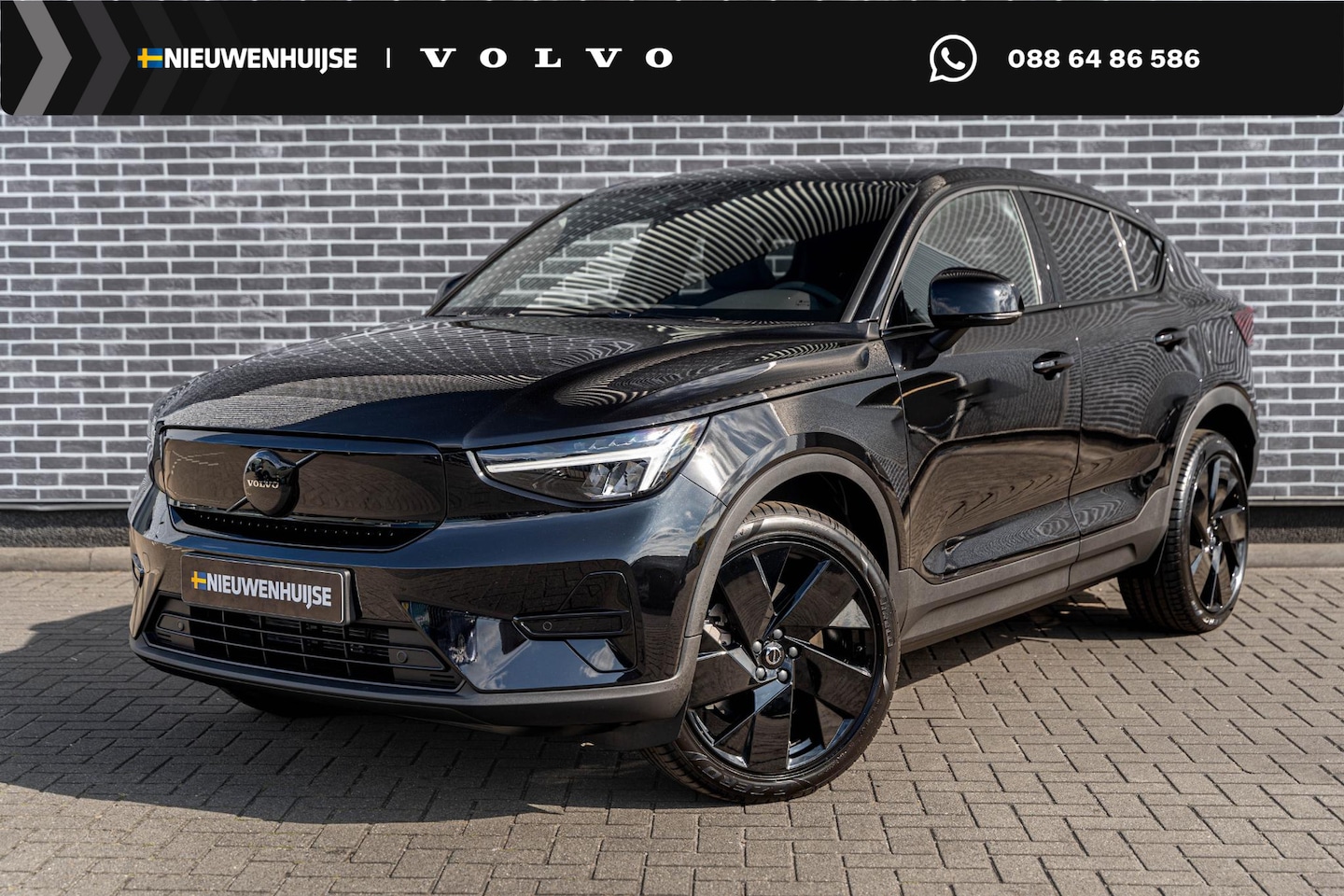 Volvo EC40 - Single Motor Plus Black Edition Europa 70 kWh | Google | Adaptieve Cruise Control | Getint - AutoWereld.nl