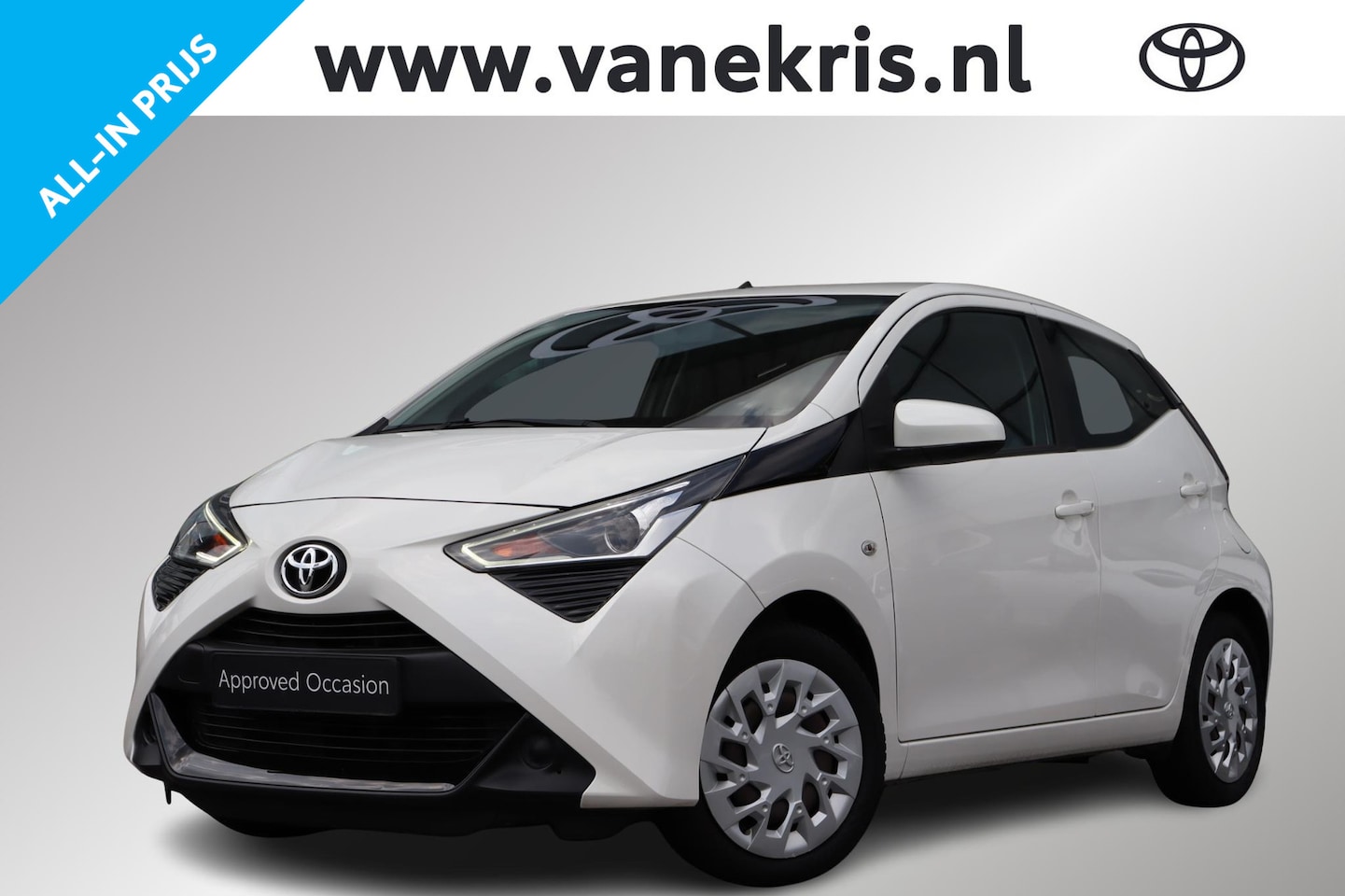 Toyota Aygo - 1.0 VVT-i x-play 1.0 VVT-i x-play, Led, Parkeercamera, Apple carplay / android auto, speed limiter. - AutoWereld.nl
