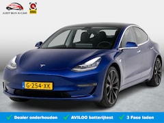 Tesla Model 3 - Performance AWD 75 kWh SOH 87, 4% / 463 PK / Performance / 20'' LMV / Panoramadak / 3 Fase