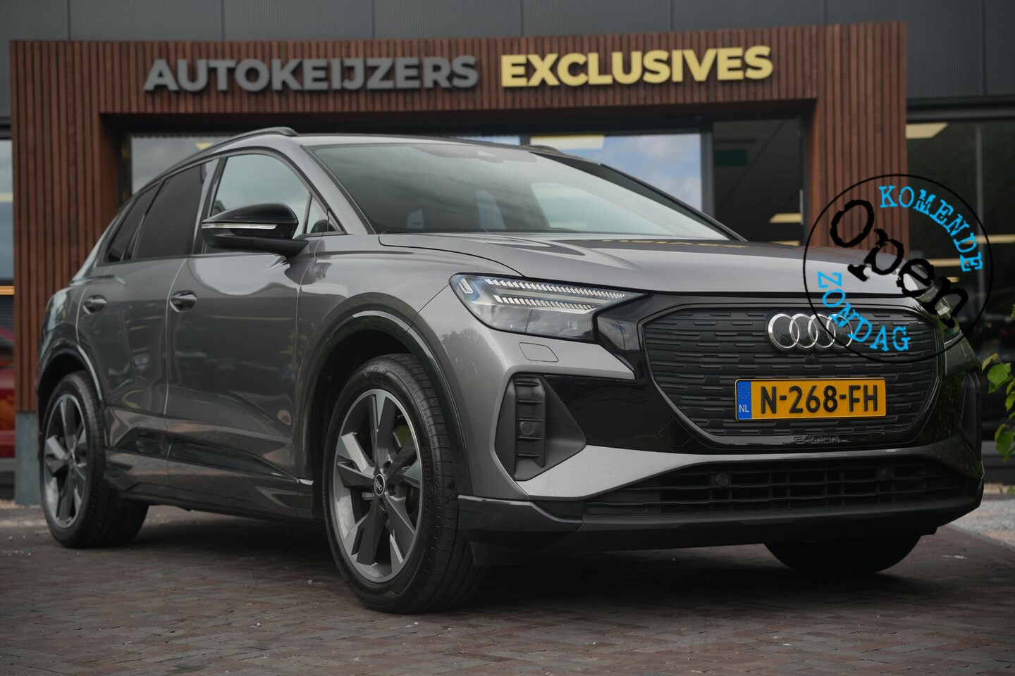 Audi Q4 e-tron - 35 Launch edition Advanced 55 kWh Verkeersbord detectie Koplampreiniging Trekhaak uitklapb - AutoWereld.nl