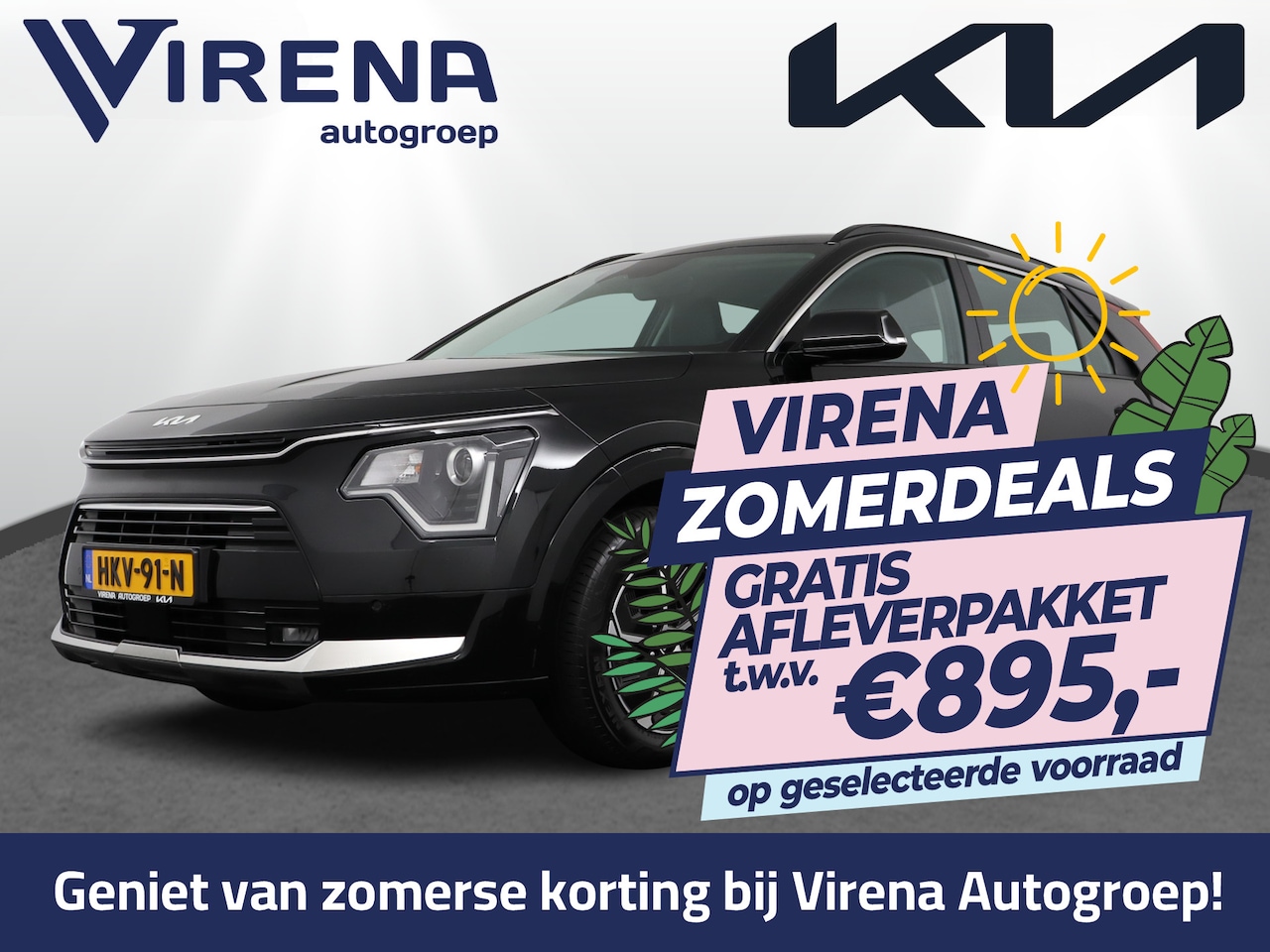 Kia Niro - 1.6 GDi Hybrid DynamicLine - Navigatie - Achteruitrijcamera - Apple & Android Carplay - Cl - AutoWereld.nl
