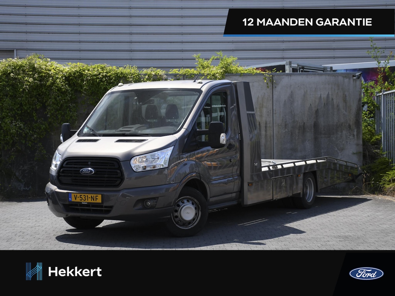 Ford Transit - 350 Ambiente L4H1 2.0 TDCI 170pk AUTO TRANSPORTER | LUCHTVERING | OPRIJPLATEN | AIRCO | CR - AutoWereld.nl