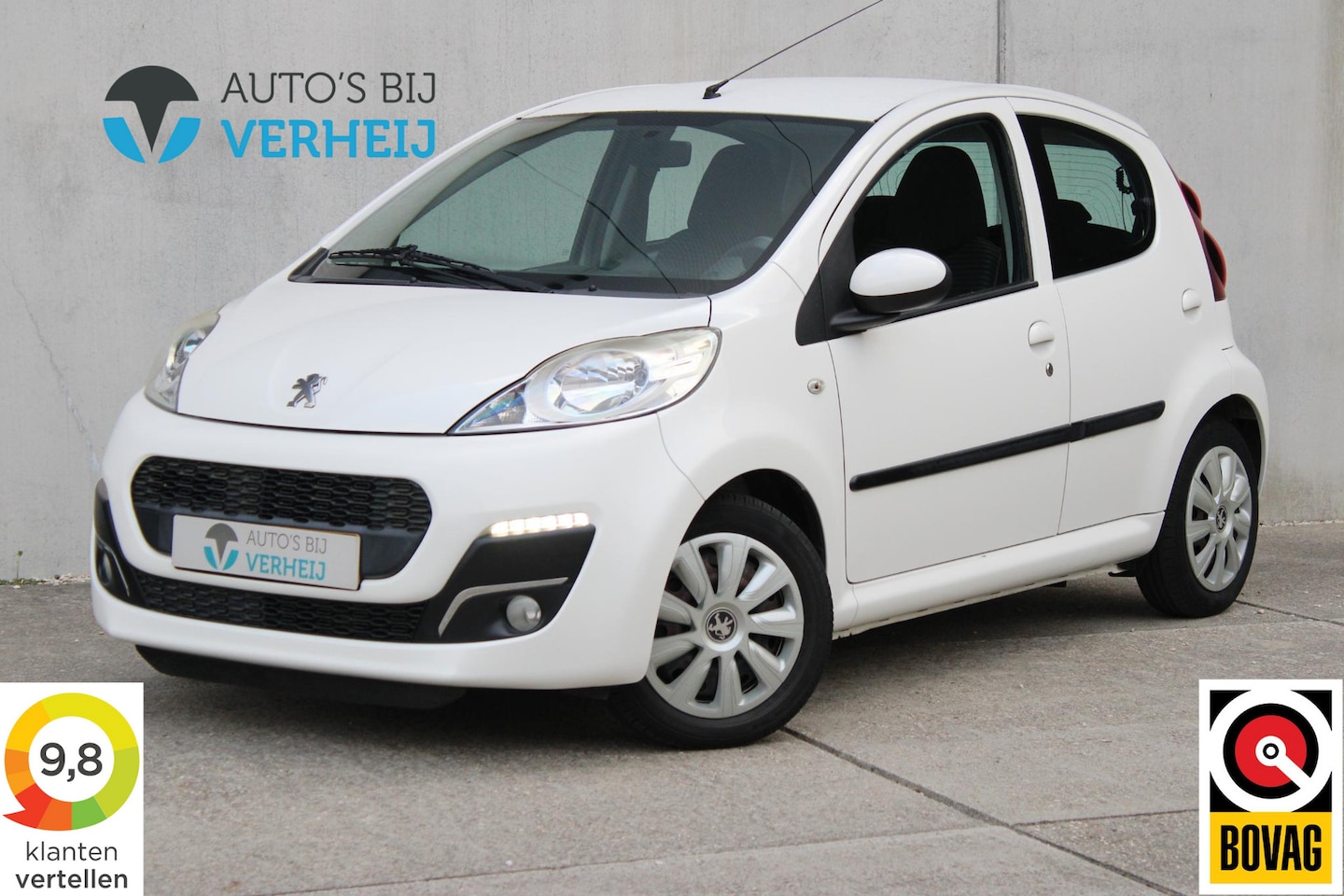 Peugeot 107 - 1.0 Active AIRCO / 5-DRS / 22.000KM!! / 1E EIGENAAR - AutoWereld.nl