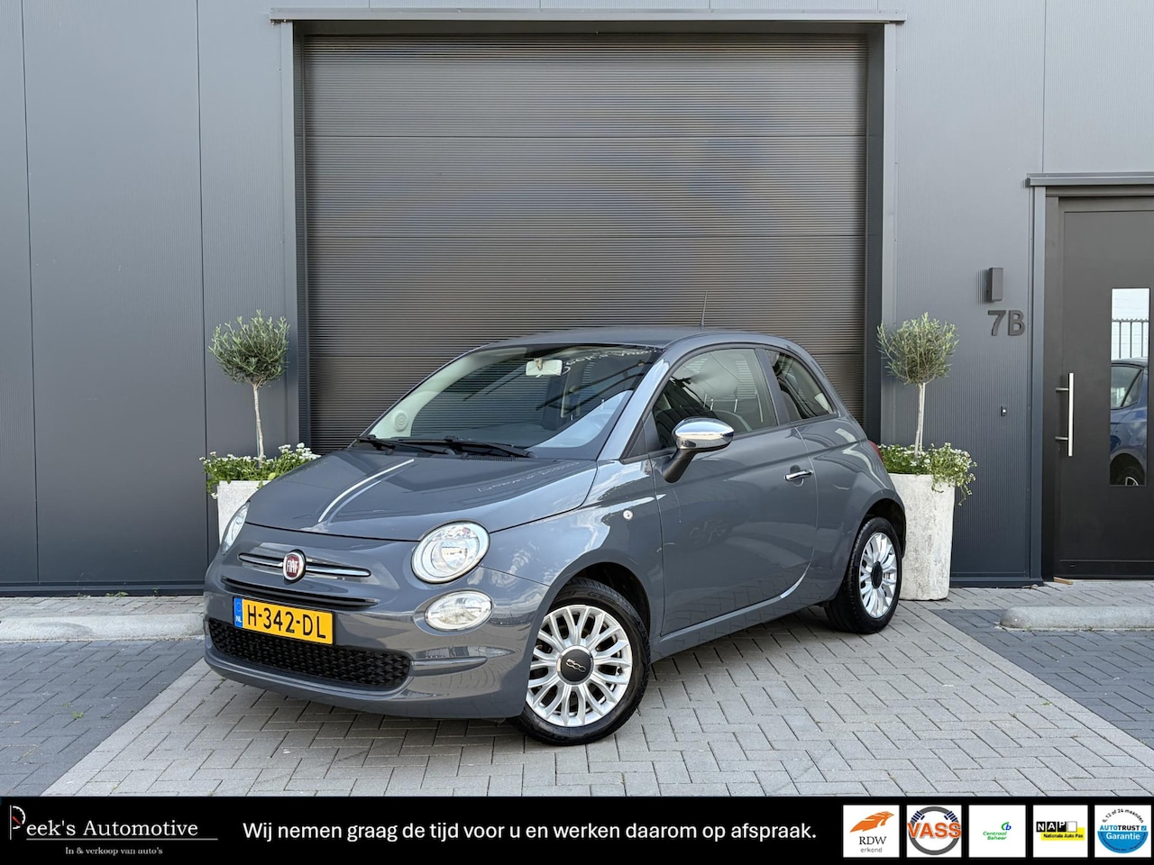 Fiat 500 - 0.9 TwinAir Turbo Young | Airco | Cruise | Navi | Bluetooth | Elektrische ramen | Recent o - AutoWereld.nl