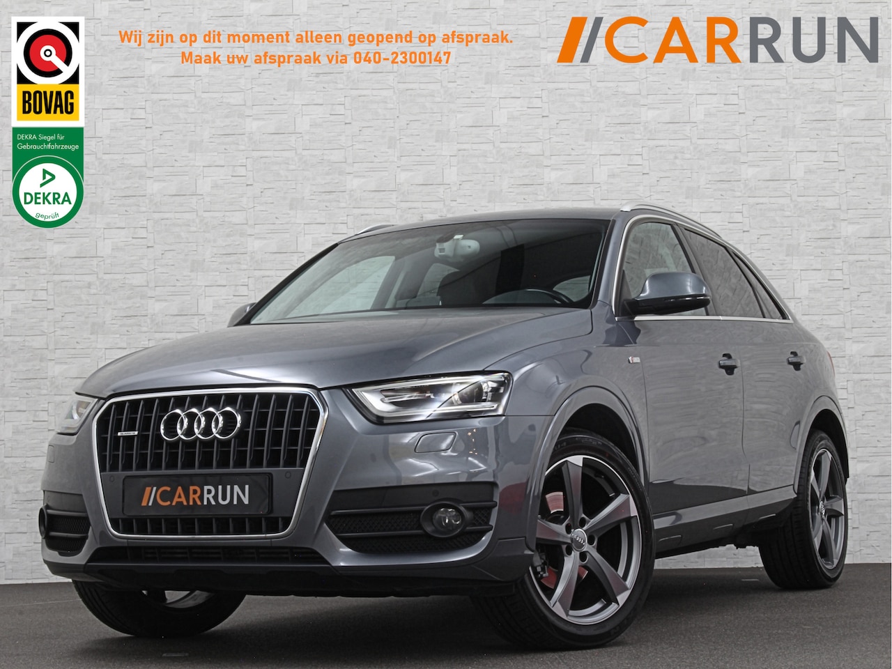 Audi Q3 - 2.0 TFSI Quattro 211PK Sport | Leder | Trekhaak | Audi-Sound | Xenon | Navigatie | Climate - AutoWereld.nl