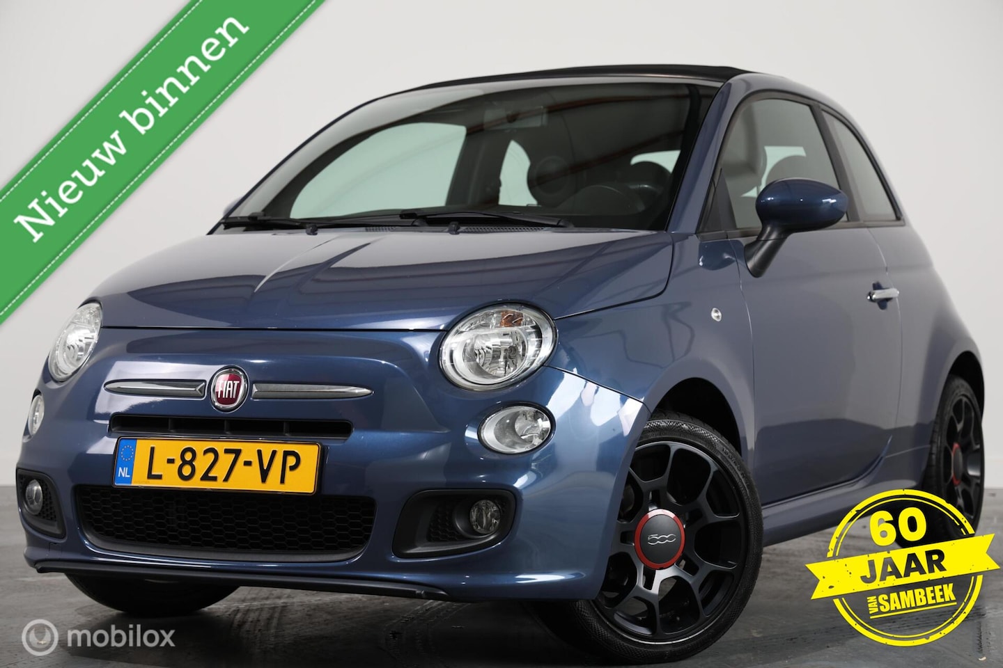 Fiat 500 - 500s 1.2 - Cabrio - Parkeersensor - Airco - AutoWereld.nl