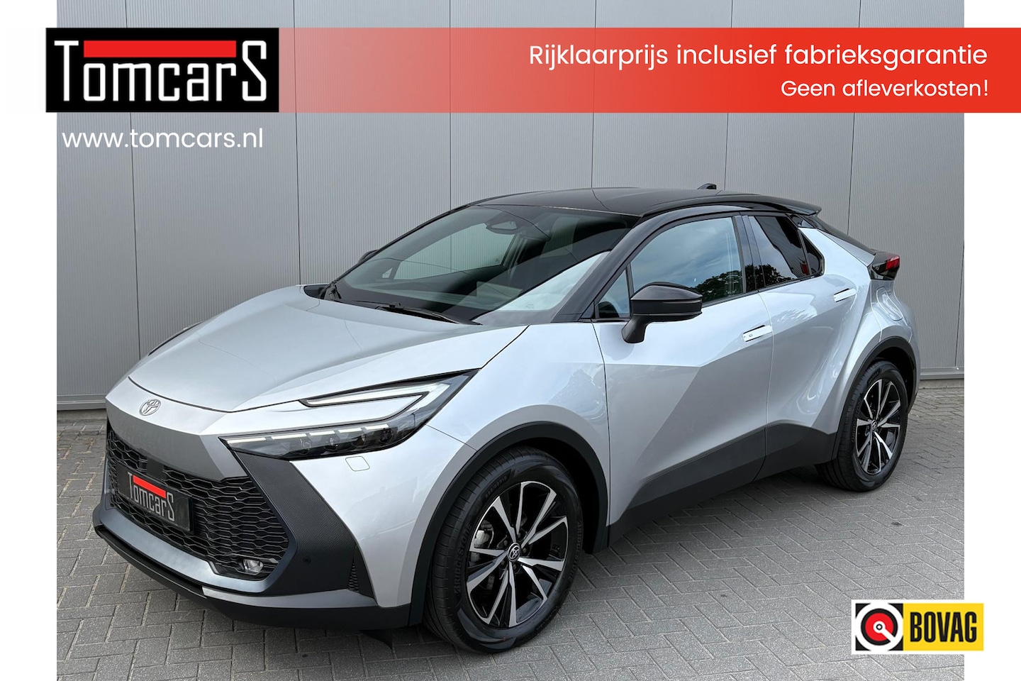 Toyota C-HR - 1.8 Hybrid 140PK First Edition Bi-Tone/Winter-pack/Gr.-navigatie/Elektr.klep/Camera/Adapt. - AutoWereld.nl