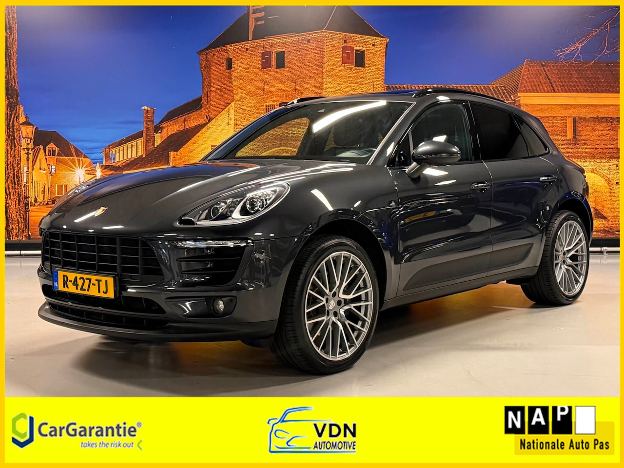 Porsche Macan - 2.0 Turbo Automaat Leer Panodak Luchtvering - AutoWereld.nl