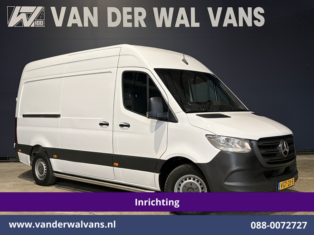 Mercedes-Benz Sprinter - 311 CDI L2H2 Inrichting Oprijplaat Euro6 Airco | Omvormer | Camera | Apple Carplay | Compr - AutoWereld.nl