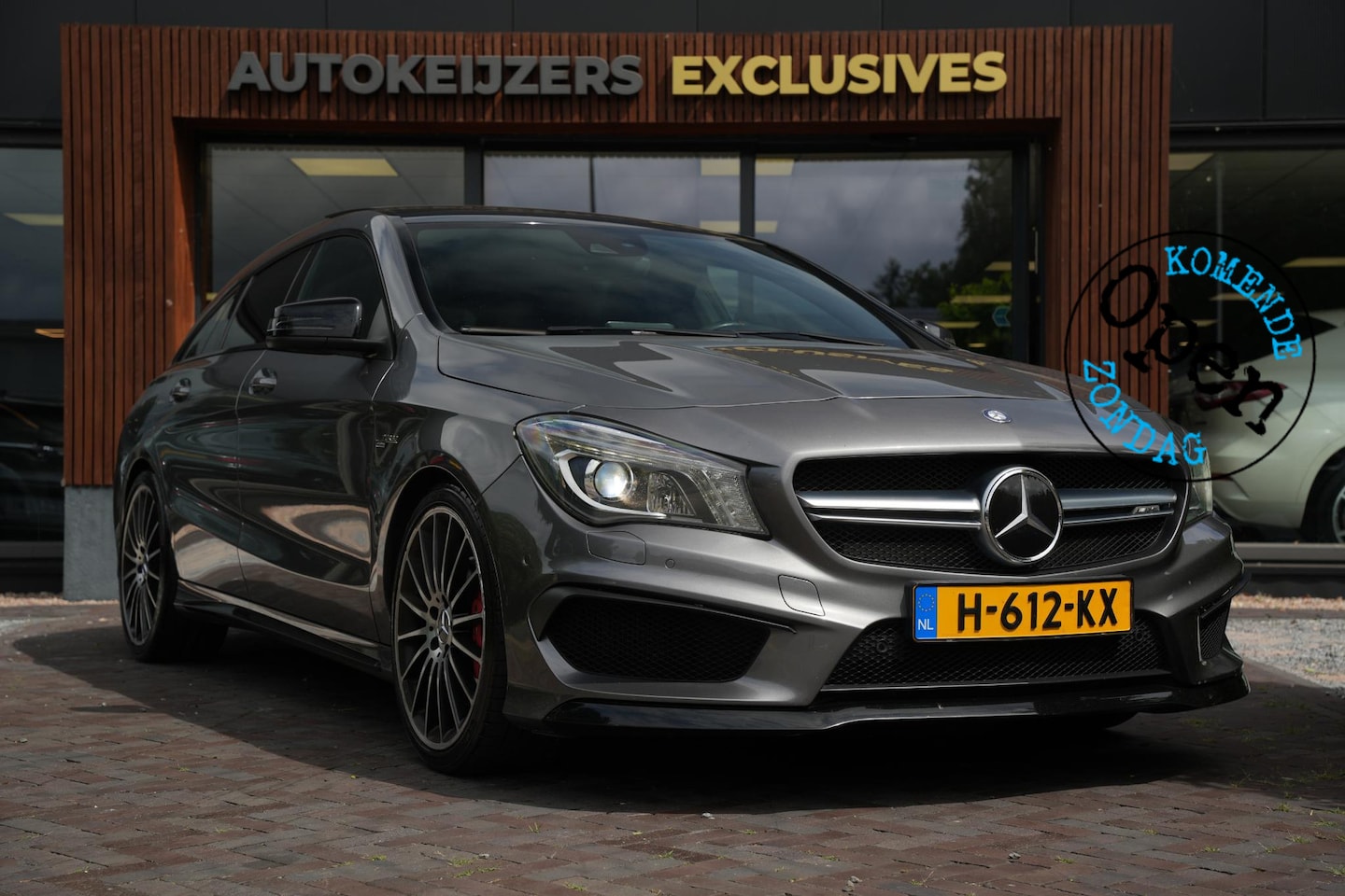 Mercedes-Benz CLA-klasse Shooting Brake - AMG 45 4MATIC Panoramadak Harman/Kardon Adapt. Cruise Leer - AutoWereld.nl