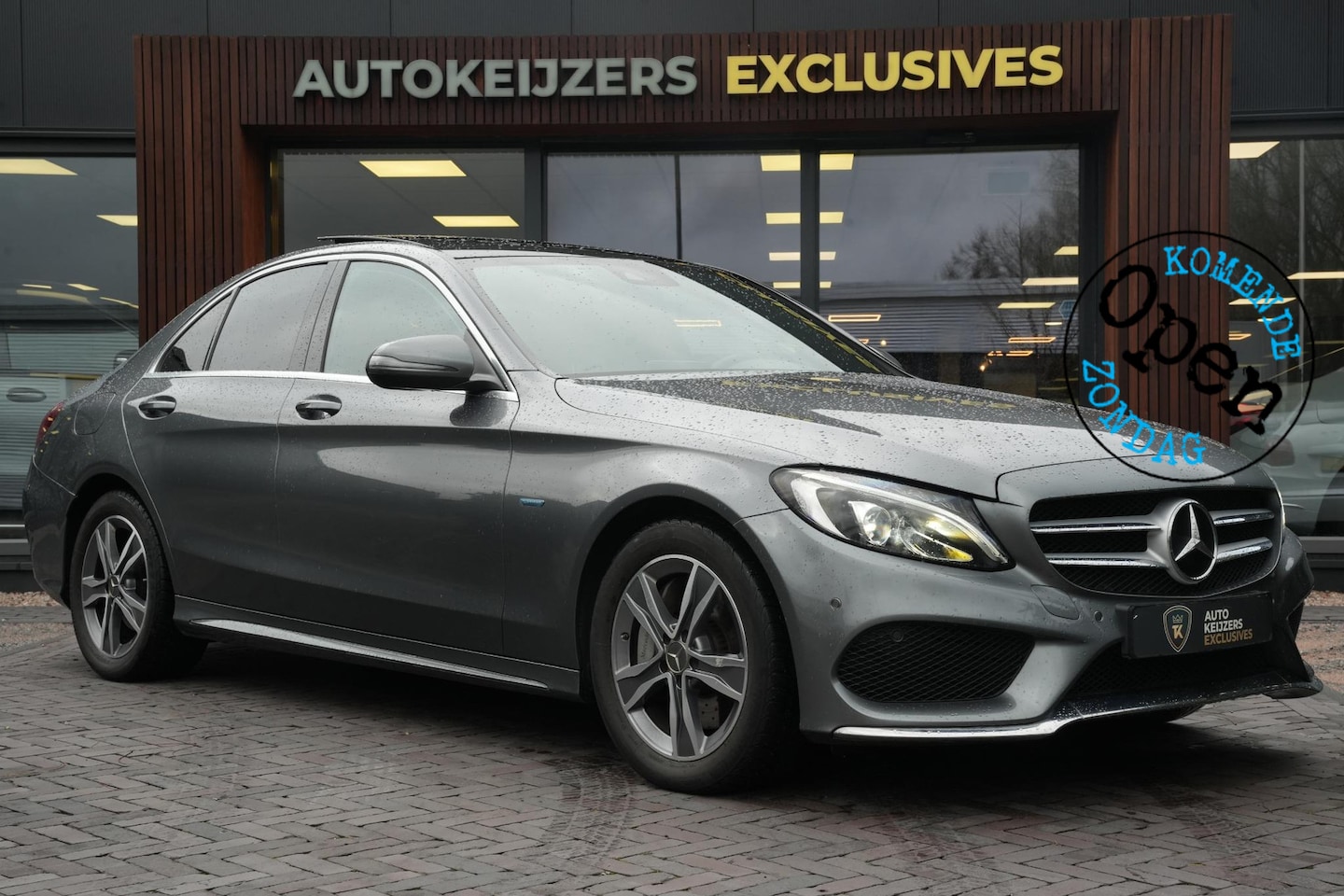 Mercedes-Benz C-klasse - 350 e AMG Luchtvering Panoramadak Cruise Stoelverw. Leer - AutoWereld.nl