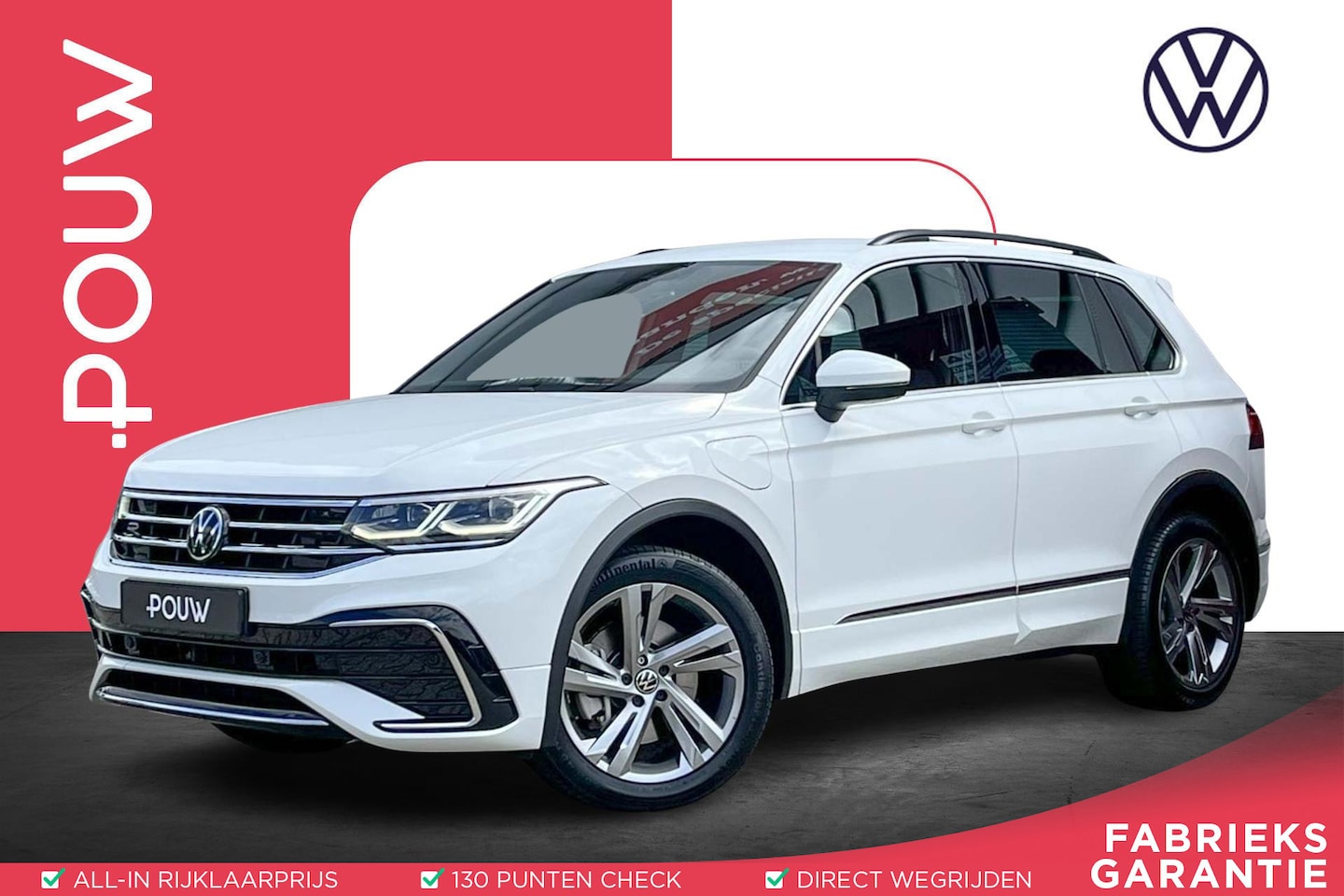 Volkswagen Tiguan - 1.4 TSI eHybrid 245pk DSG R-Line Business | SoH 96% | Trekhaak | Navigatie - AutoWereld.nl