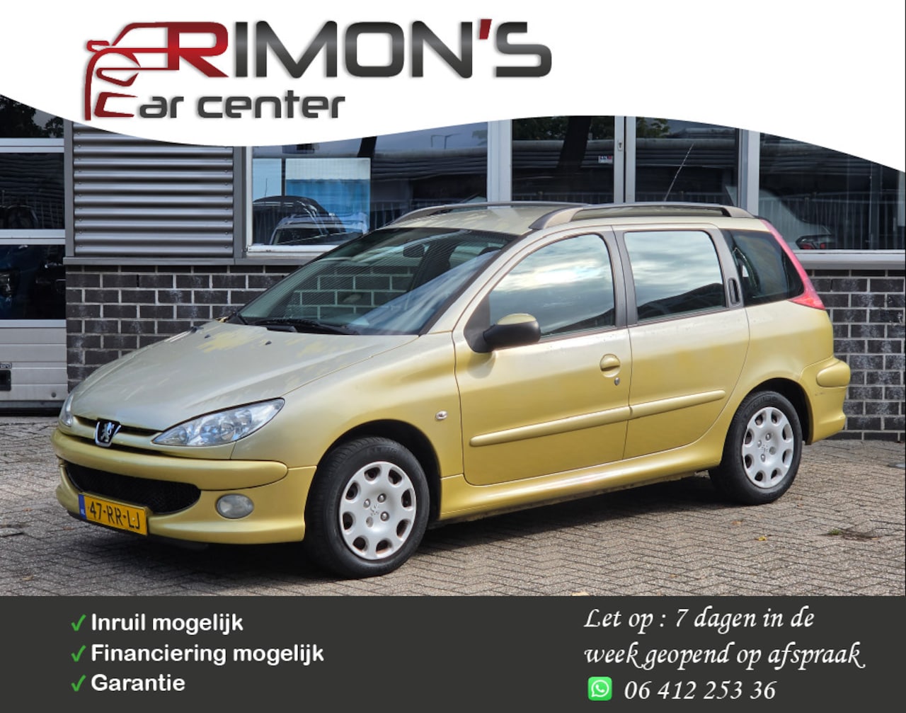 Peugeot 206 - 1.4 Air-line 2 Apk Tm 01-2027 - AutoWereld.nl