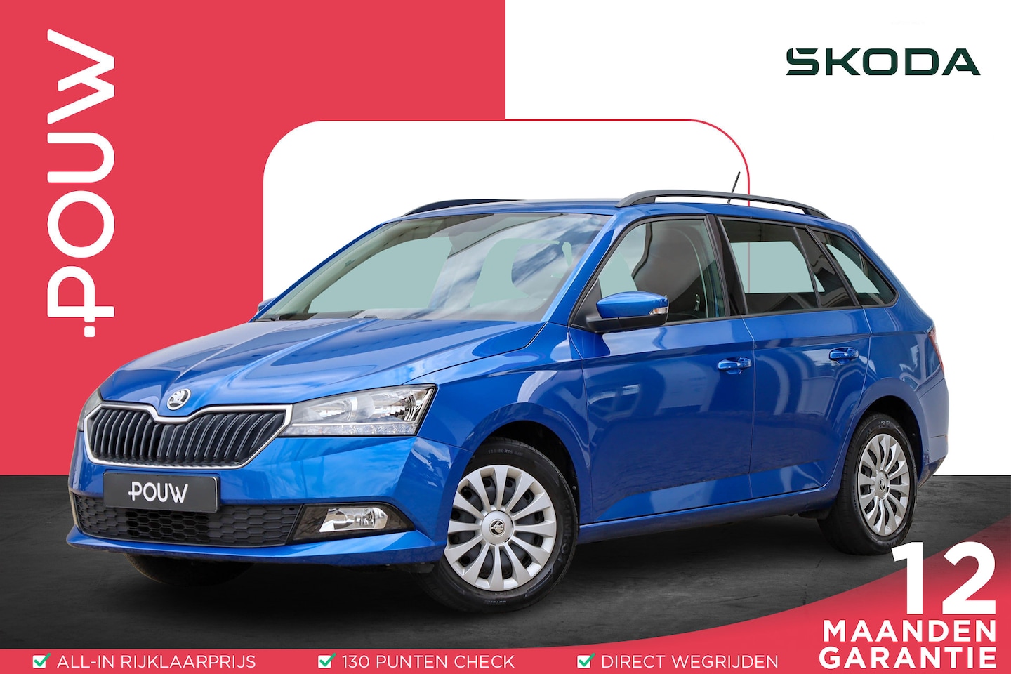 Skoda Fabia Combi - 1.0 TSI 95pk Ambition | Trekhaak | Parkeersensor | Cruise Control - AutoWereld.nl