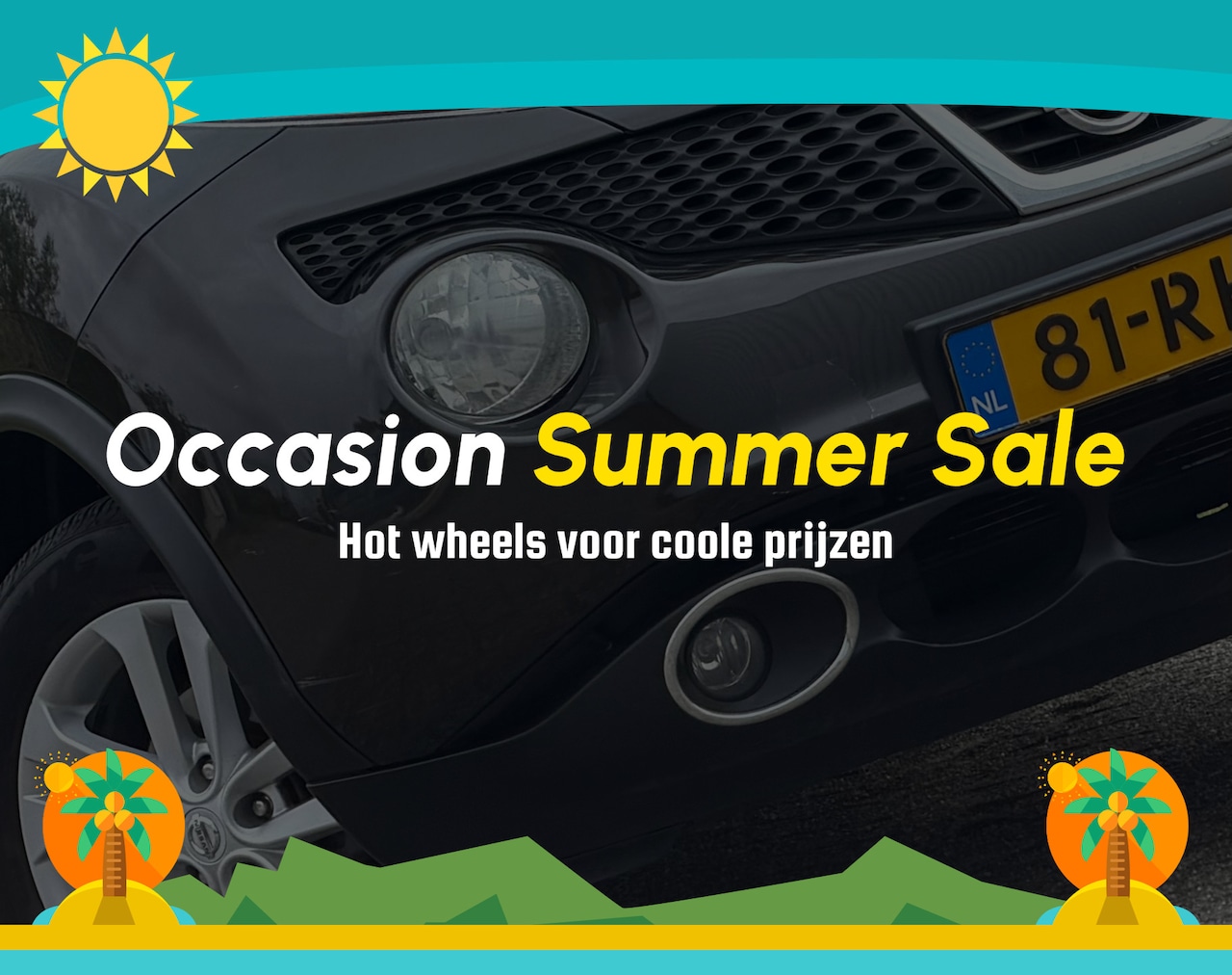 Nissan Juke - 1.6 Tekna | Black Pepper | Bluetooth/Navi/Cruise/LMV/PDC - Keurig! - AutoWereld.nl