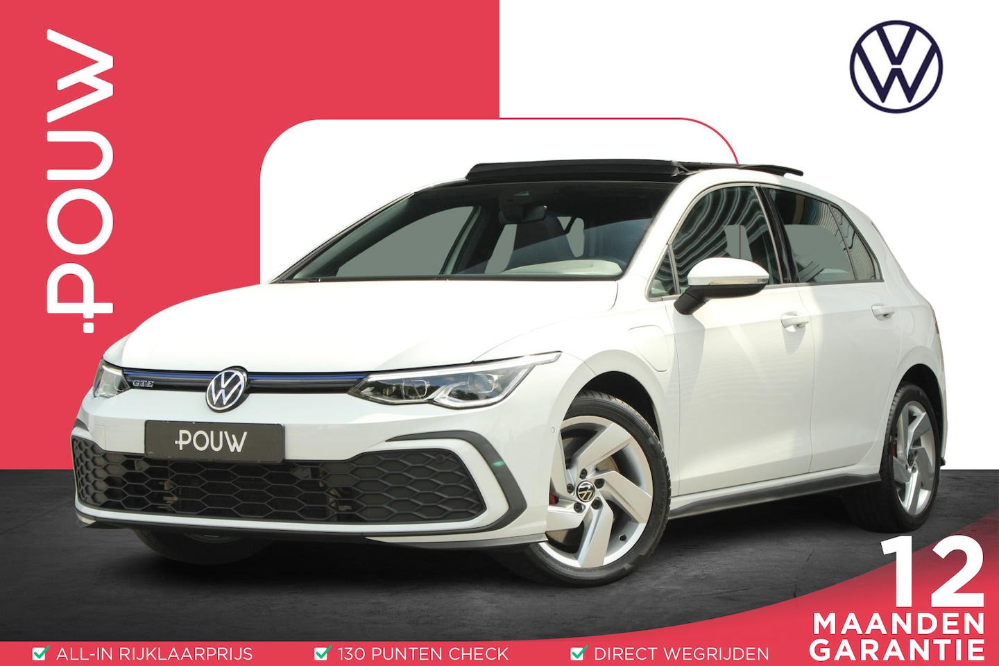 Volkswagen Golf - GTE 1.4 eHybrid 245pk | Panoramadak | Navigatie | Apple CarPlay / Android Auto | Trekhaak - AutoWereld.nl