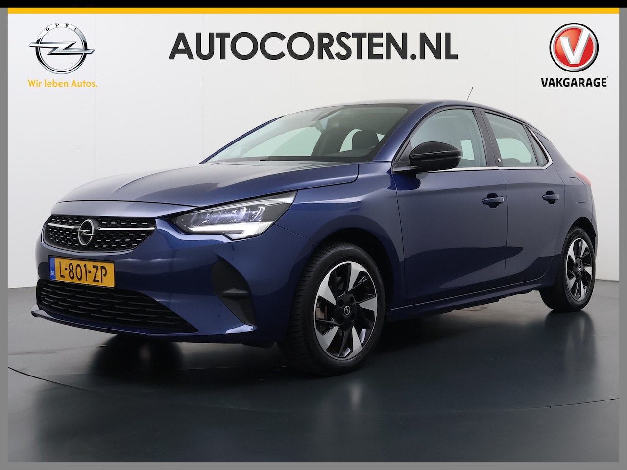 Opel Corsa-e - 5Drs Elegance 50kWh Warmtepomp Navi Ecc Apple Carplay Android Auto Pdc Cruise Control SOH - AutoWereld.nl