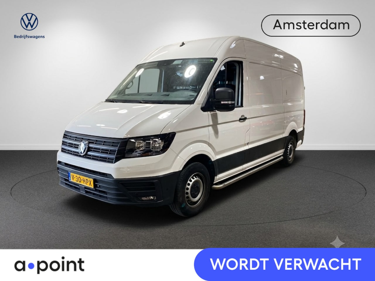 Volkswagen Crafter - 35 2.0 TDI L3H3 Highline EURO VI 140 pk Automaat | Verlengde garantie | Navigatie | Trekha - AutoWereld.nl