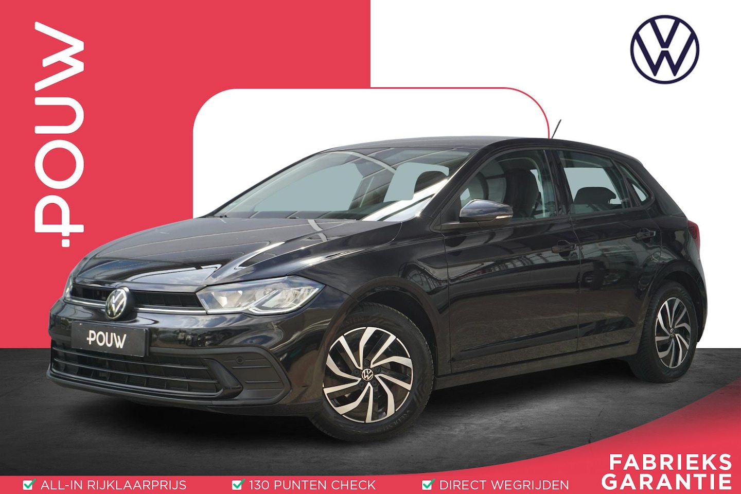 Volkswagen Polo - 1.0 TSI 95pk DSG Life | Apple Ccarplay & Android Auto | Parkeersensoren V+A | Airco - AutoWereld.nl