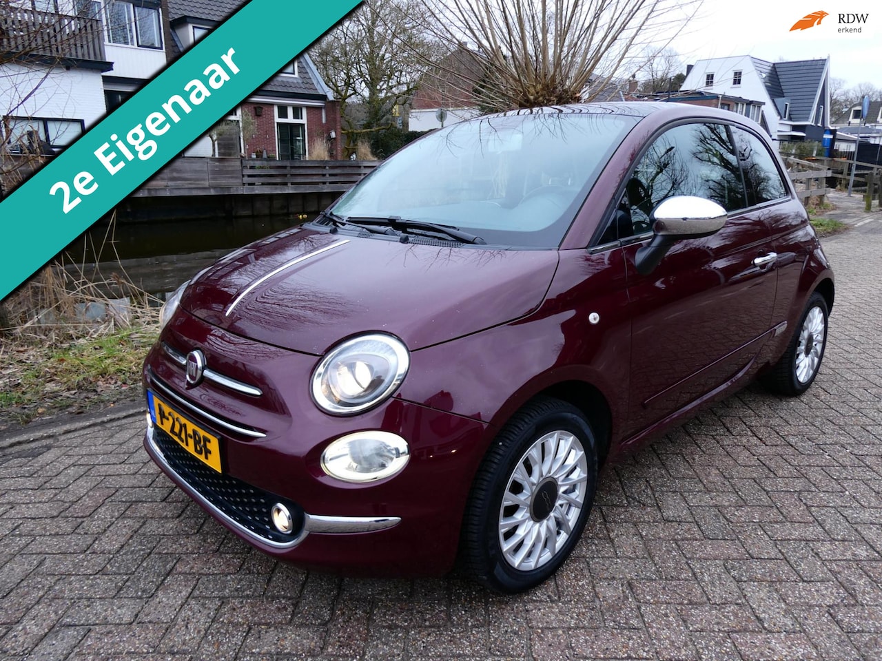 Fiat 500 - 1.2 500S Facelift 4-Cilinder Airco Navi Digitaal Dash 2e eig. Historie - AutoWereld.nl