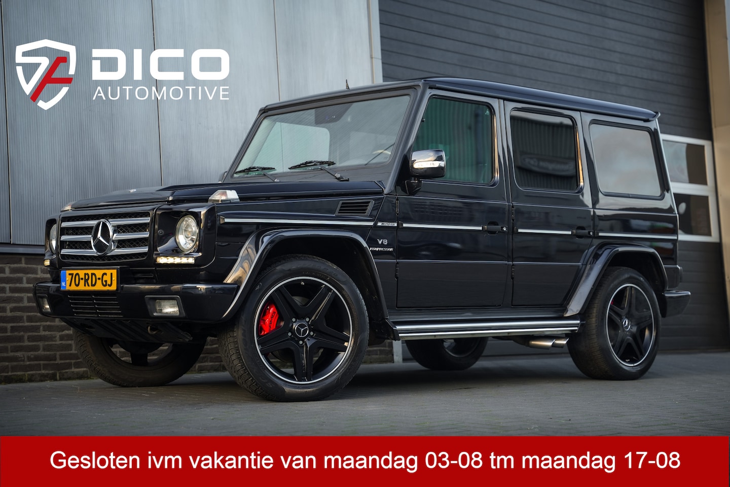 Mercedes-Benz G-klasse - AMG 55 K. 476 pk St.Wagon AMG-Sportpakket / NL-Auto/ 7-Zitter/ Leder/ Schuif-Dak/ Xenon/ L - AutoWereld.nl