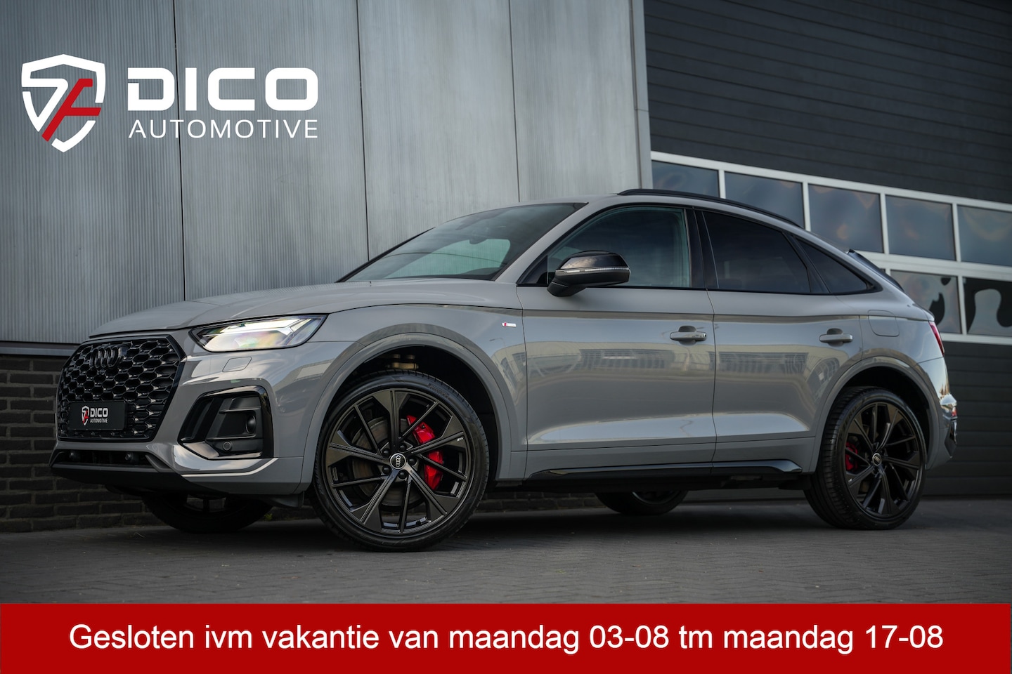 Audi Q5 Sportback - 55 TFSI e 367 pk S Edition Competition S-Line /NL-Auto/ 1e-Eigenaar/ BTW-Auto/ Nimbus-Grey - AutoWereld.nl