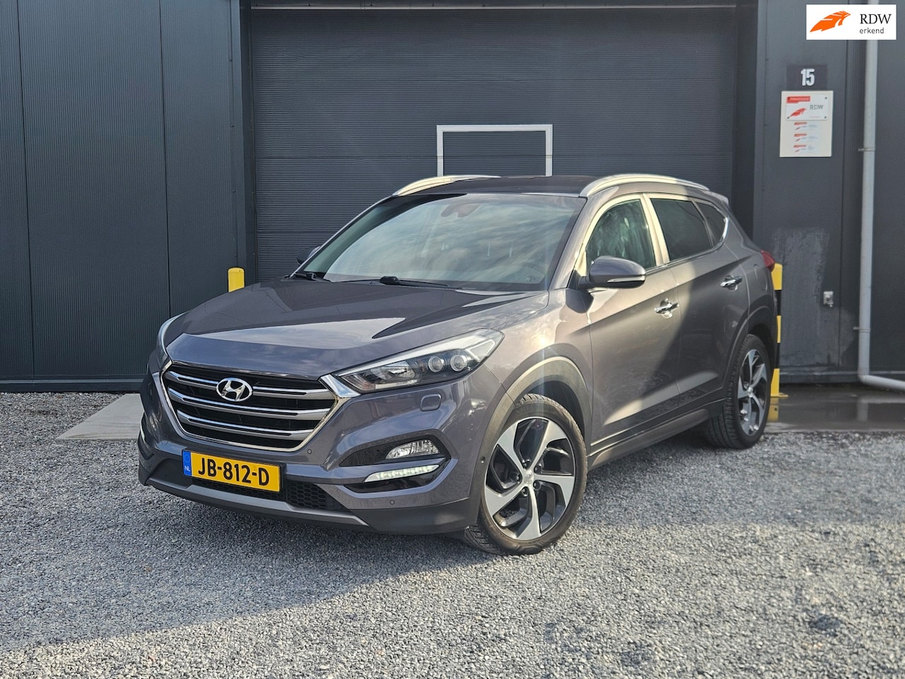 Hyundai Tucson - 1.6 T-GDi Premium 4WD Vol optie LEER - AutoWereld.nl