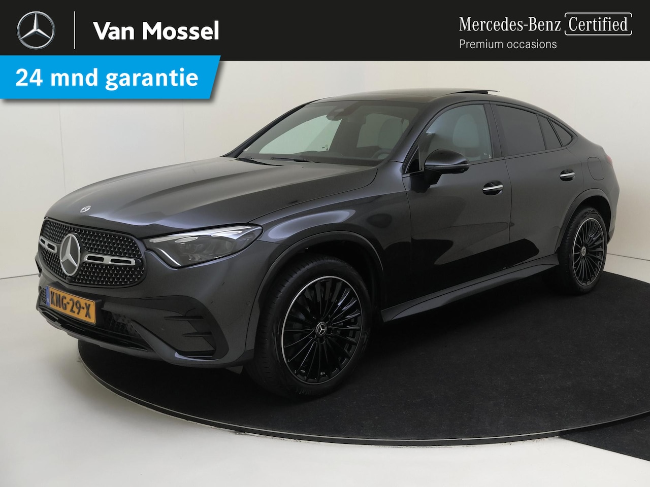 Mercedes-Benz GLC-klasse Coupé - 300e 4MATIC Business Solution AMG Premium Plus - Nightpakket - Trekhaak - Distronic - Pano - AutoWereld.nl