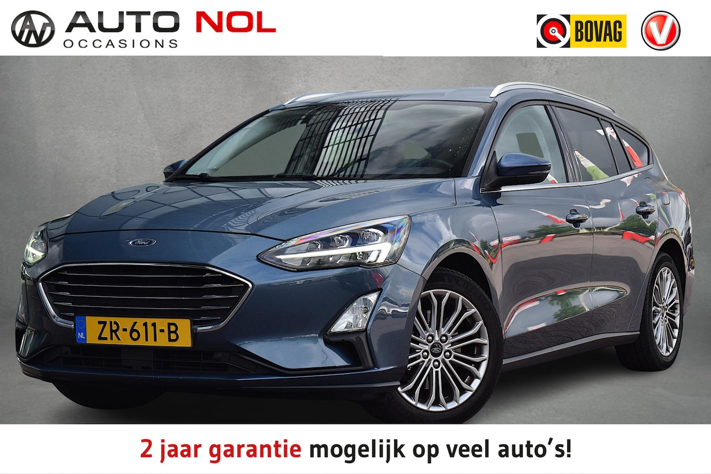 Ford Focus Wagon - 1.0 EcoBoost Titanium Business | Apple CarPlay | Climate | Cruise | 17” LM - AutoWereld.nl