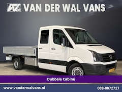 Volkswagen Crafter - 2.0 TDI 141pk Pick Up Dubbele Cabine 3500kg Trekhaak Open Laadbak Euro6 Airco | 7-Zits