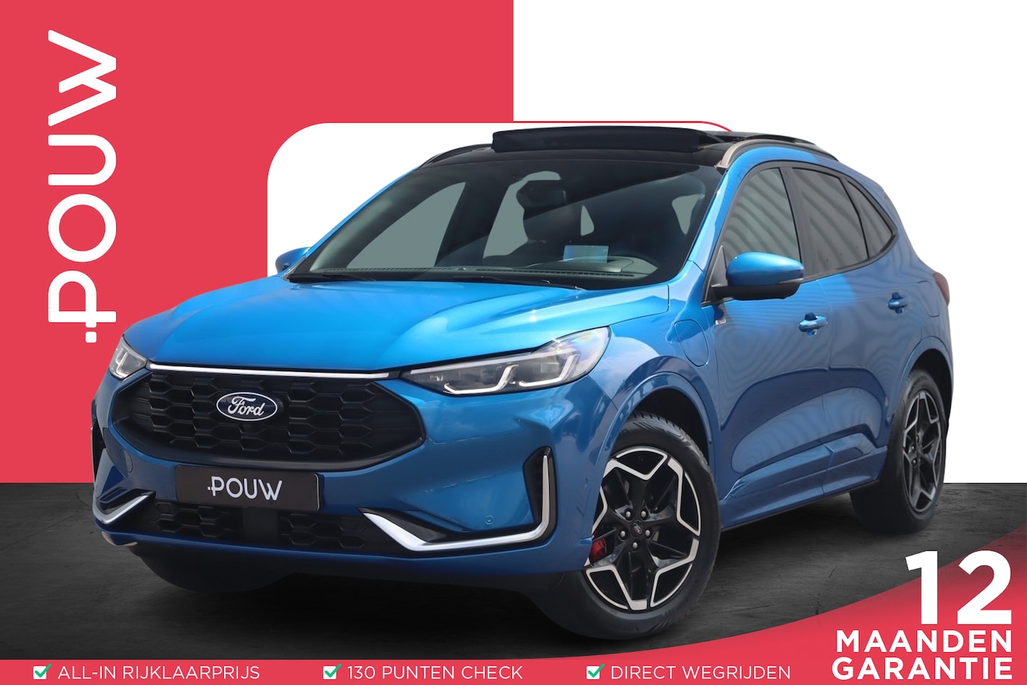 Ford Kuga - 2.5 PHEV 243pk ST-Line X | Trekhaak | Head-up - AutoWereld.nl