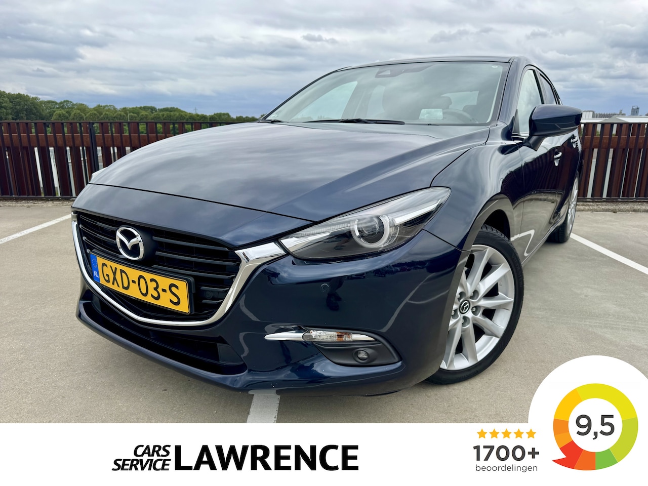 Mazda 3 Sport - 2.0 SkyActiv-G 120 GT-M | Automaat | Half Leer | Deep Crystal Bleu | Face-Lift | Dealer On - AutoWereld.nl