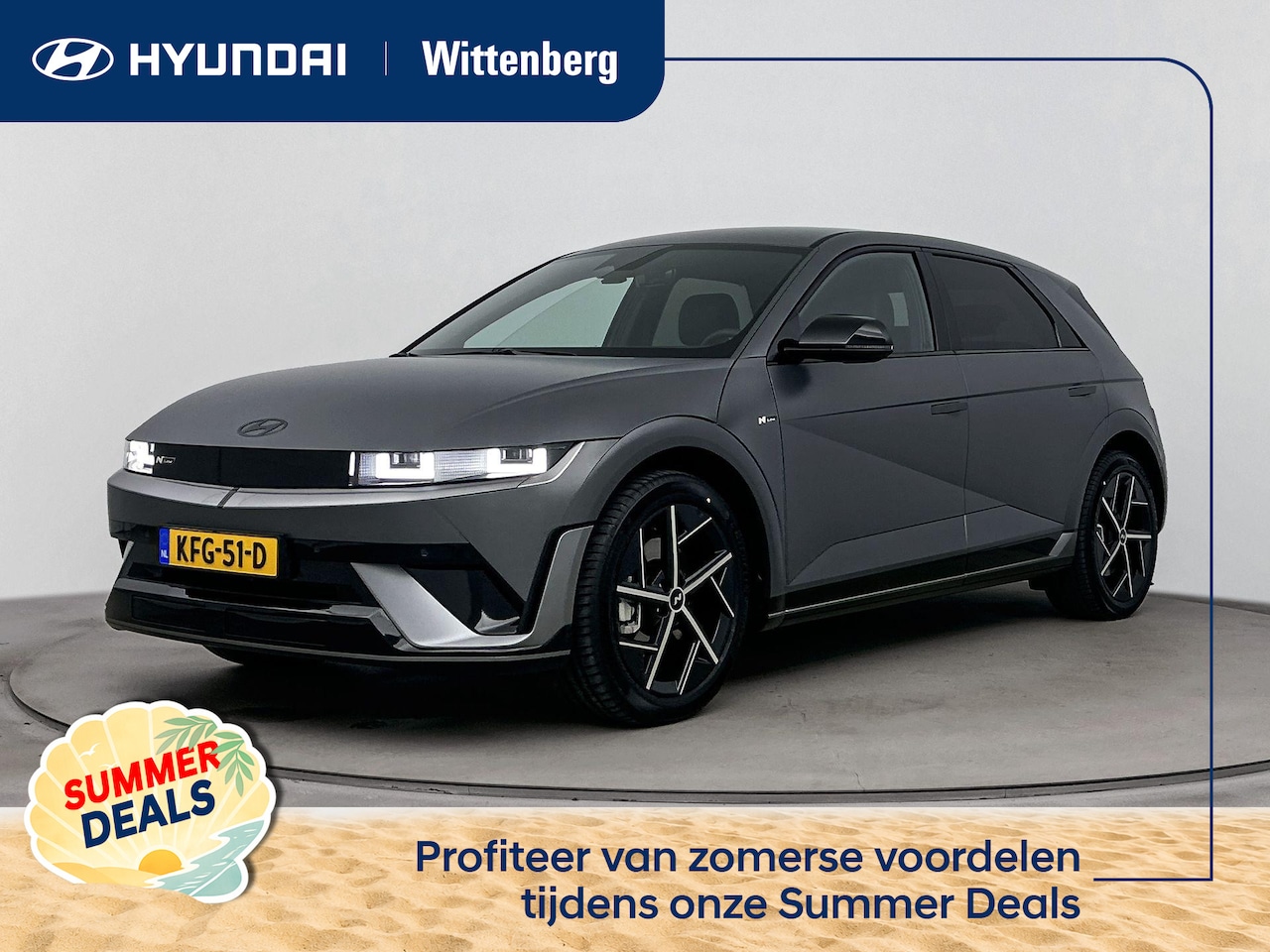 Hyundai IONIQ 5 - N Line Business 84 kWh | Lichtmetalen velgen 5 spaaks 20" | N Line exterieur | navigatiesy - AutoWereld.nl
