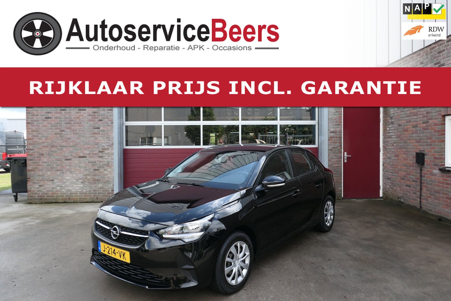 Opel Corsa - 1.2 Edition 1.2 Edition, Carplay, Navigatie, Airco, Lane assist, Cruise control, Rijklaarprijs incl. g - AutoWereld.nl