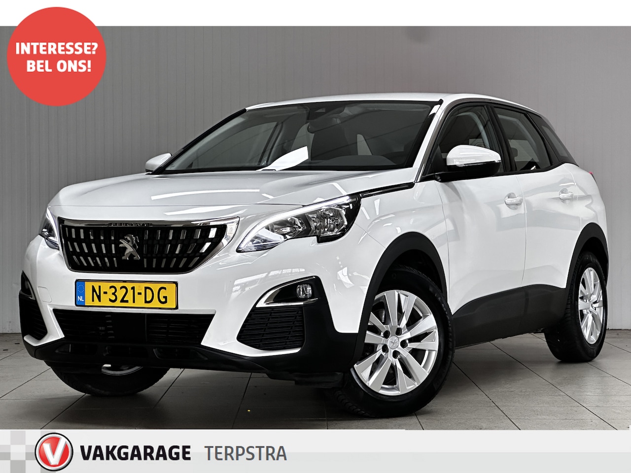 Peugeot 3008 - 1.2 PureTech Access /D-Riem Verv. 81.000KM! /Trekhaak! /Apple + Android /DAB+! /Navi /Clim - AutoWereld.nl