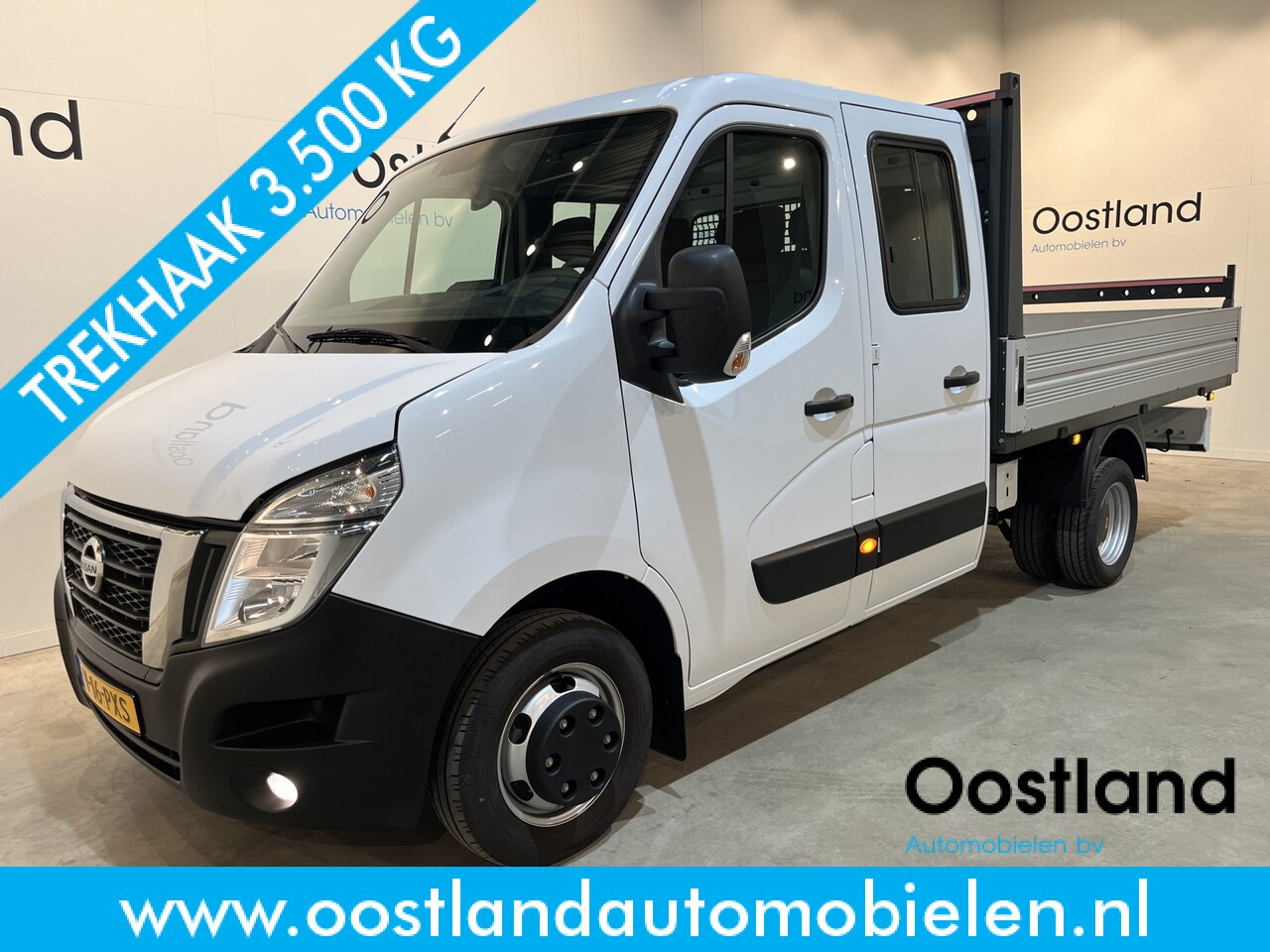 Nissan Interstar - L3 145 PK / Open Laadbak / Dubbel Cabine 7 Pers. / Trekhaak 3500 KG / Airco / Cruise Contr - AutoWereld.nl