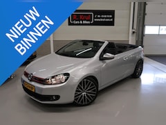 Volkswagen Golf Cabriolet - 1.2 TSI BMT Airco-ECC Leer Sportstoelen PDC Stoelverwarming 19" LMV Cruise control Boekjes