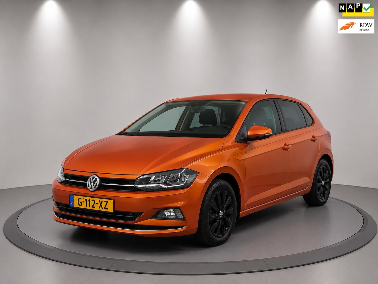 Volkswagen Polo - 1.0 TSI Highline|ORANGE|HIGHLINE|VIRITUEEL|AUTOMAAT|NAVI|AIRCO|NL| - AutoWereld.nl