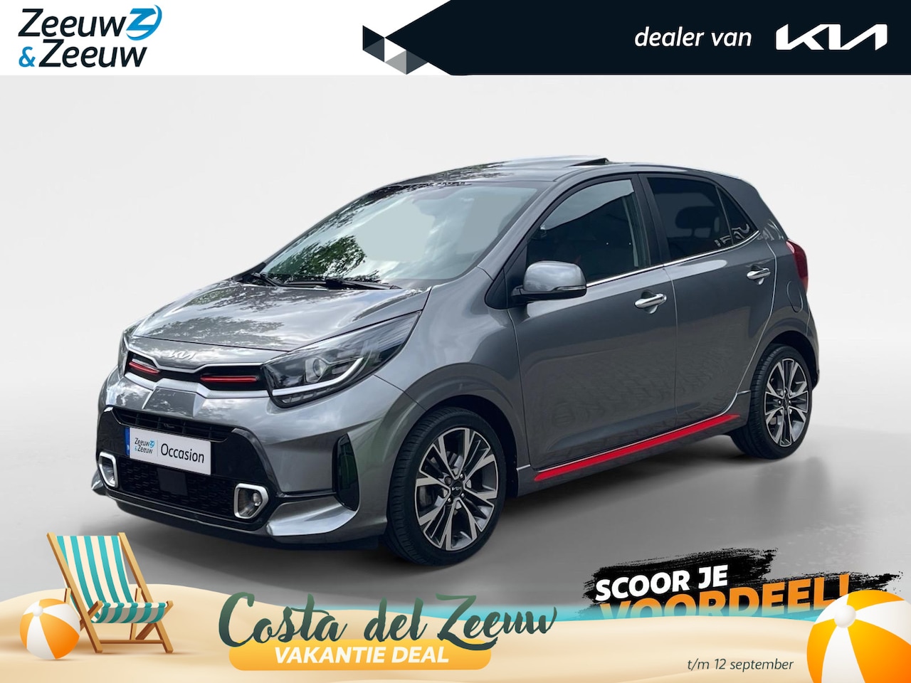 Kia Picanto - 1.0 T-GDi GT-Line 5p | 100PK! | Stoelverwarming | Stuurverwarming | Apple Carplay | Androi - AutoWereld.nl
